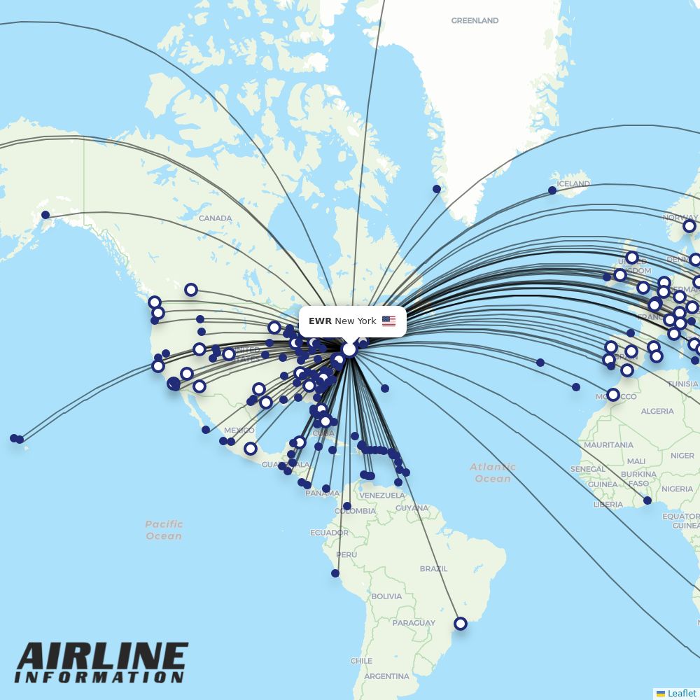 La Compagnie routes from EWR