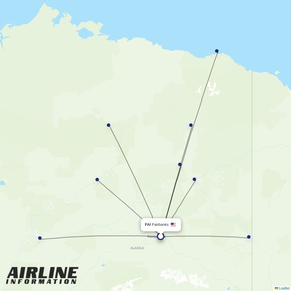 Everts Air routes from FAI