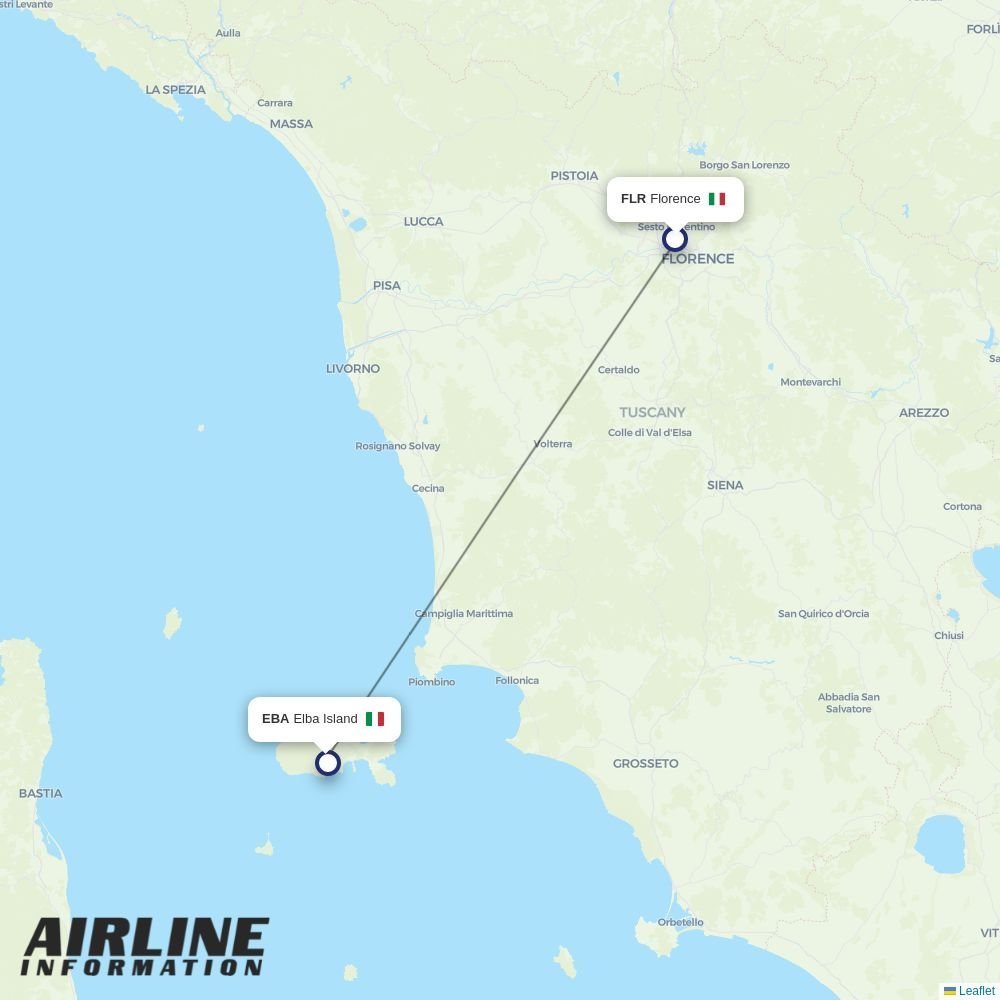 Polar Airlines routes from FLR