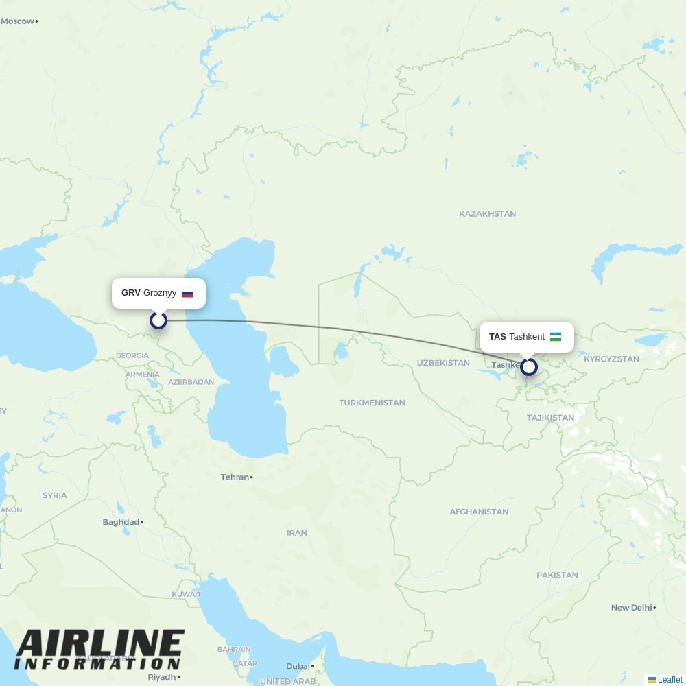 Centrum Air routes from GRV