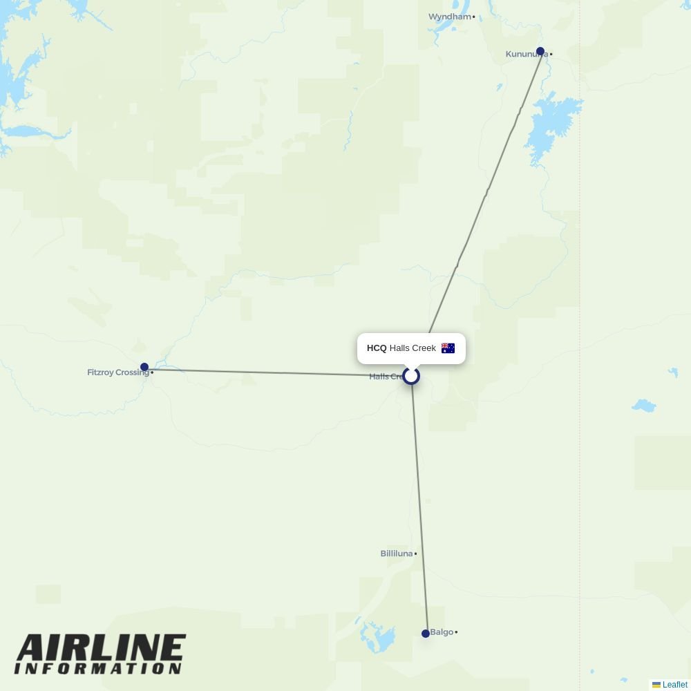 Aviair routes from HCQ