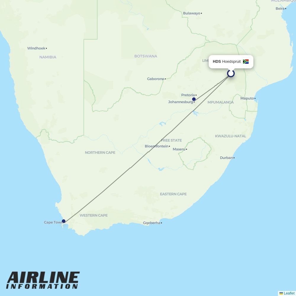 CemAir routes from HDS