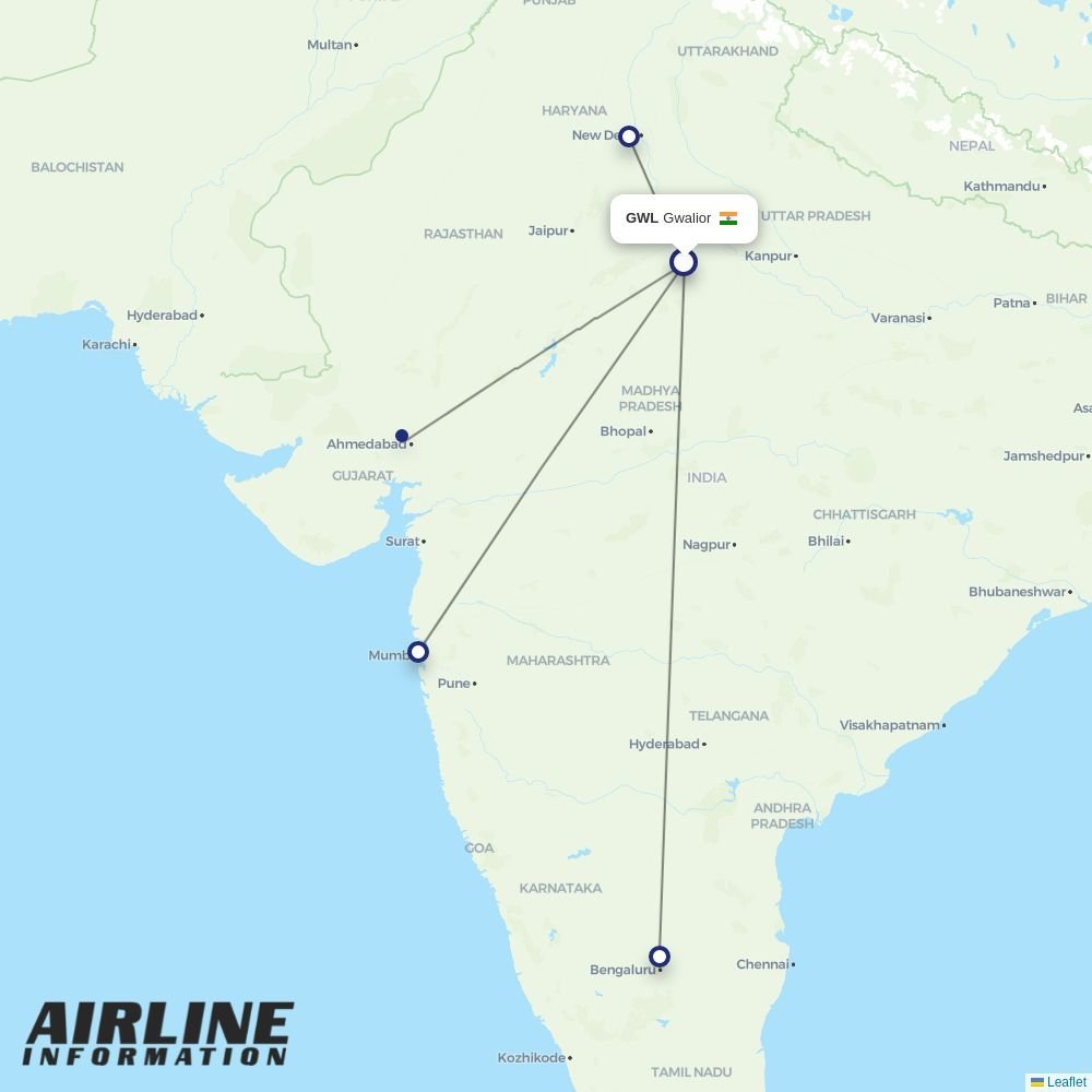 Air India Express routes from HYD