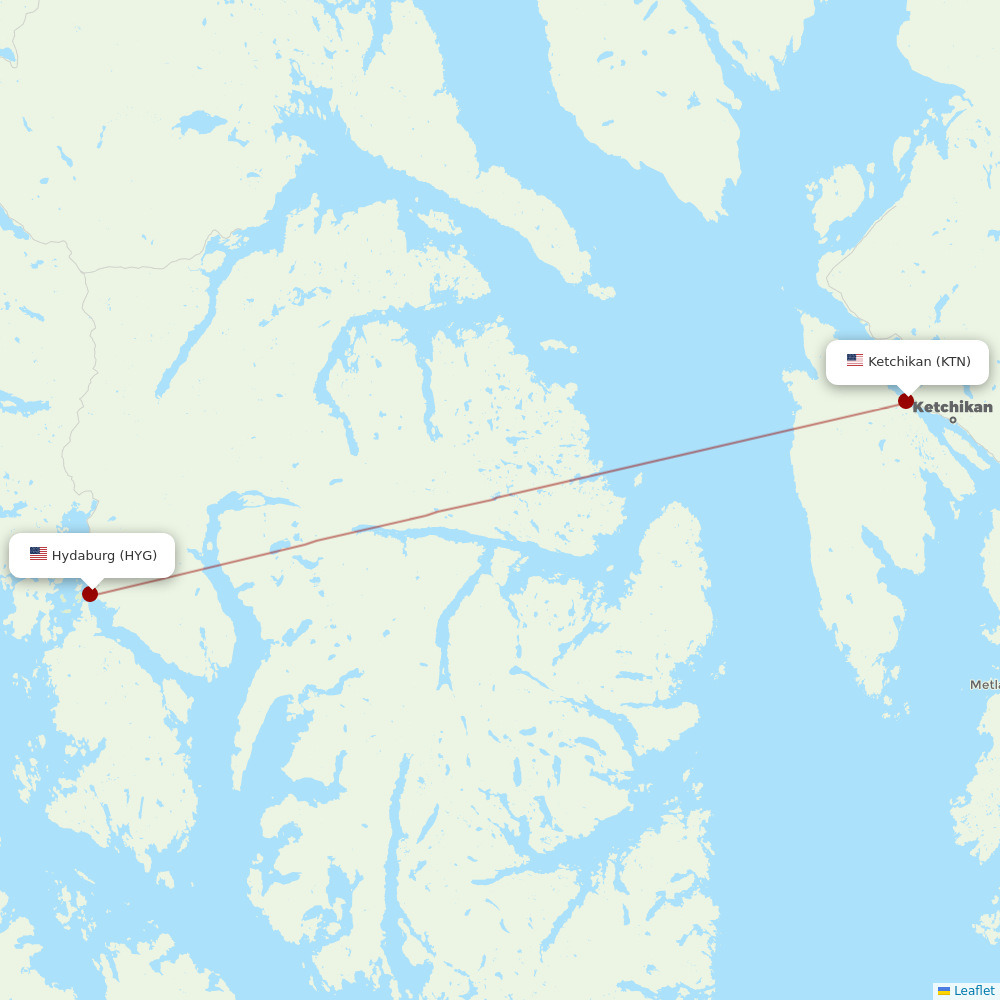 Safe Air Company at HYG route map