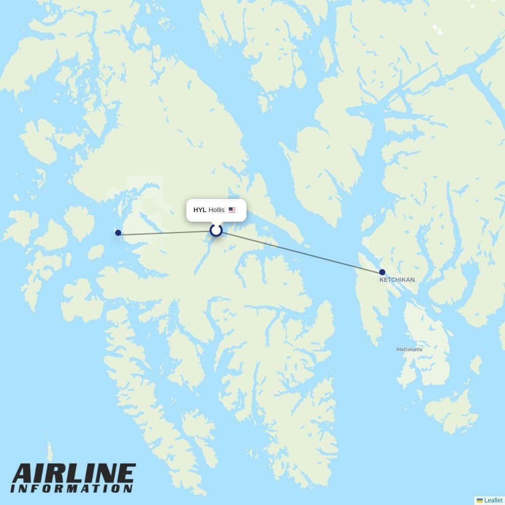 Safe Air Company routes from HYL