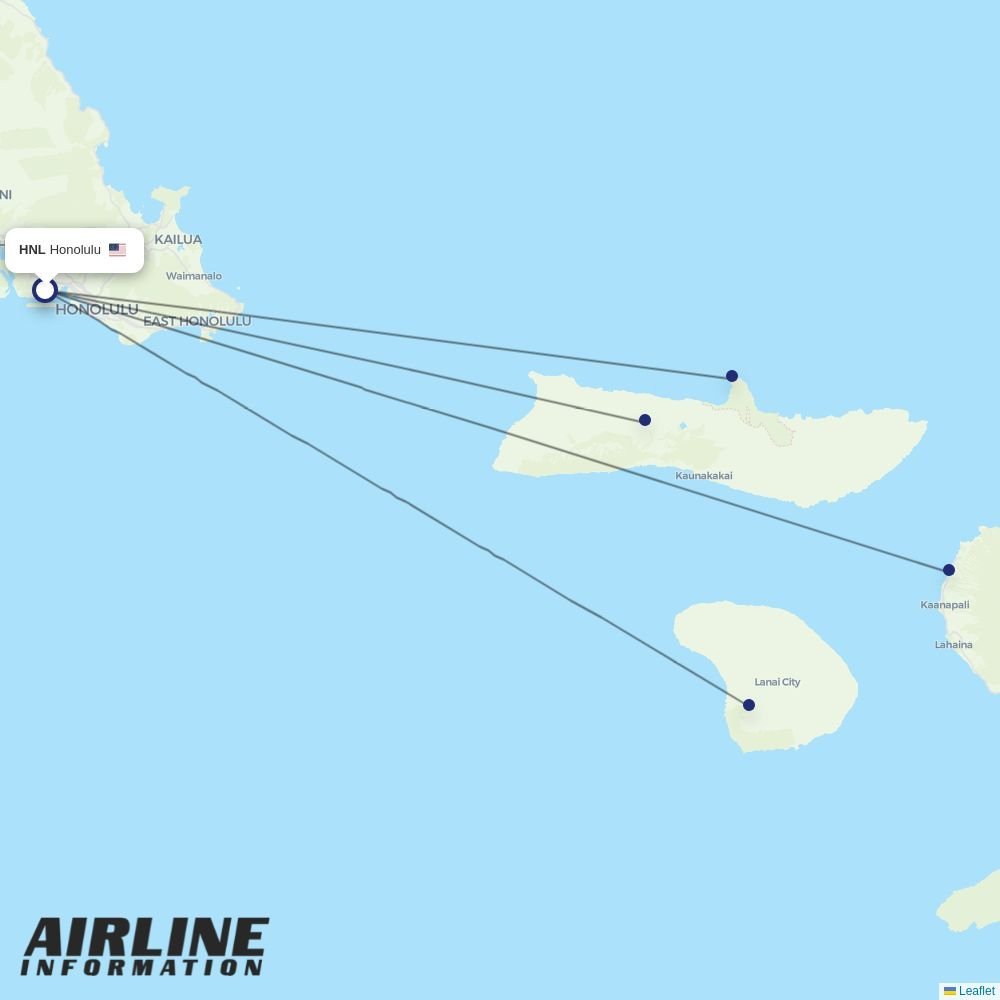 Southern routes from IAD
