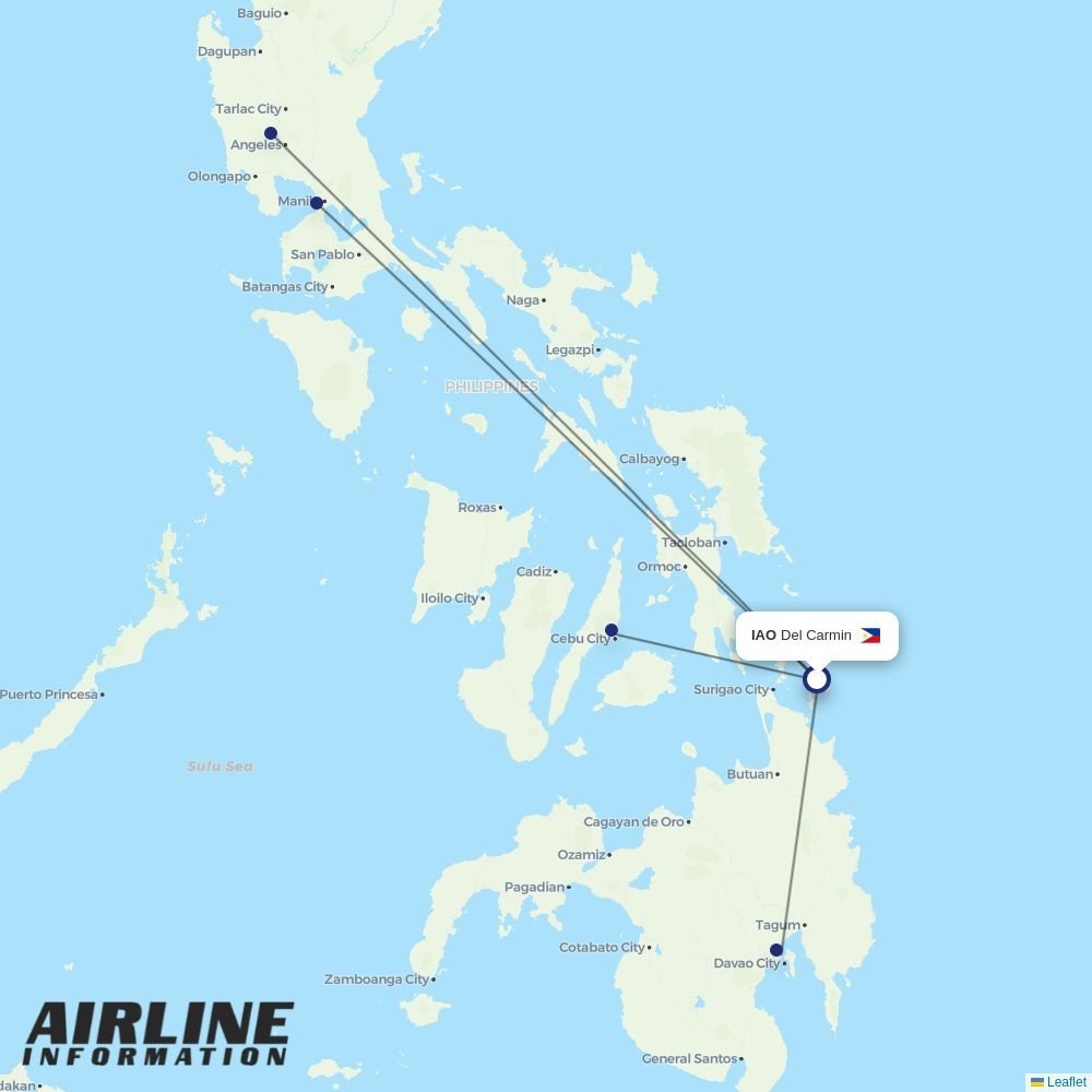 Cebgo routes from IAO