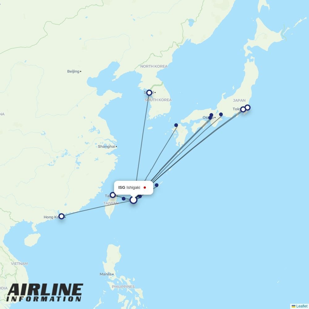 JTA routes from ISG