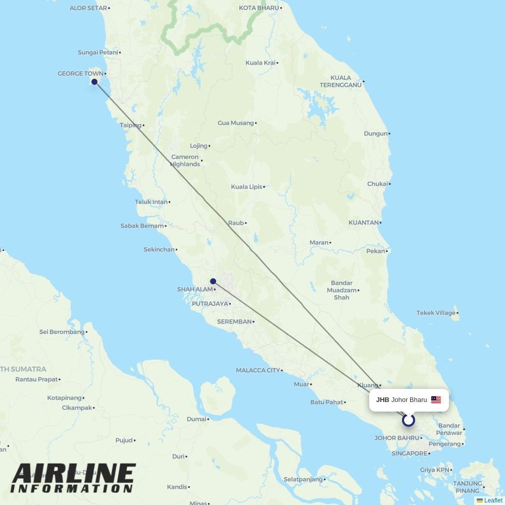 Firefly routes from JHB