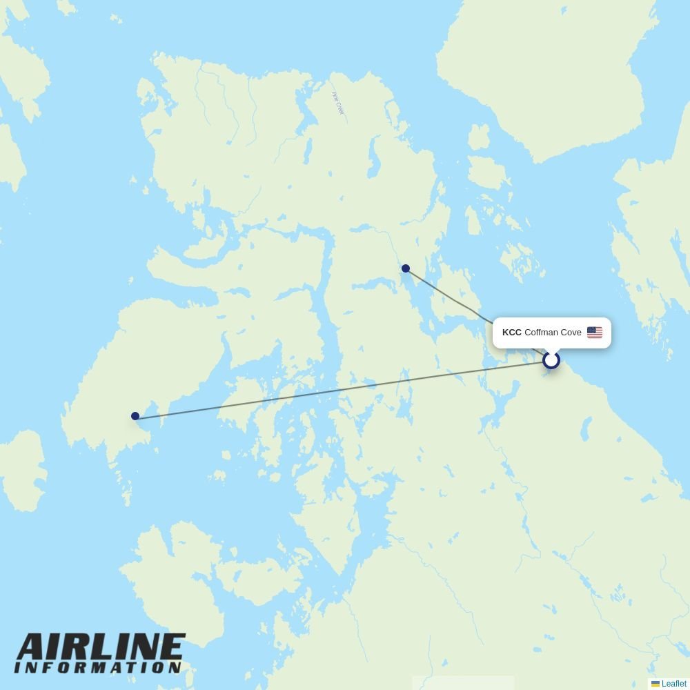 Safe Air Company routes from KCC