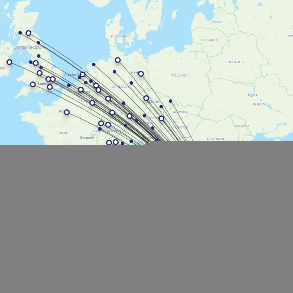 TUIfly routes from KGS