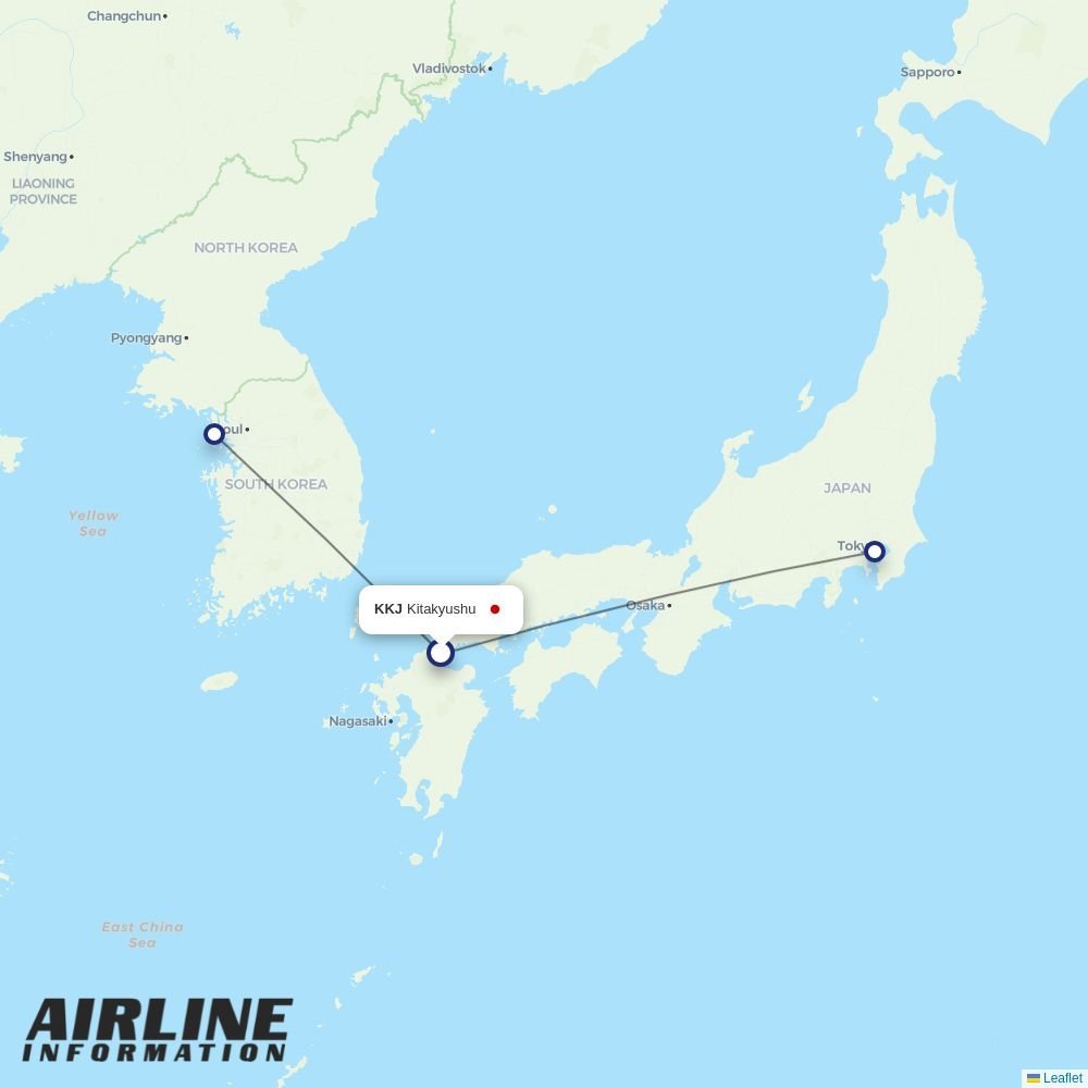 StarFlyer routes from KKJ