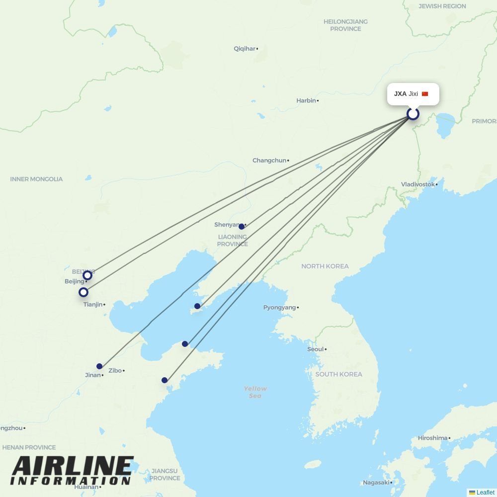 Shanghai Airlines routes from KMG