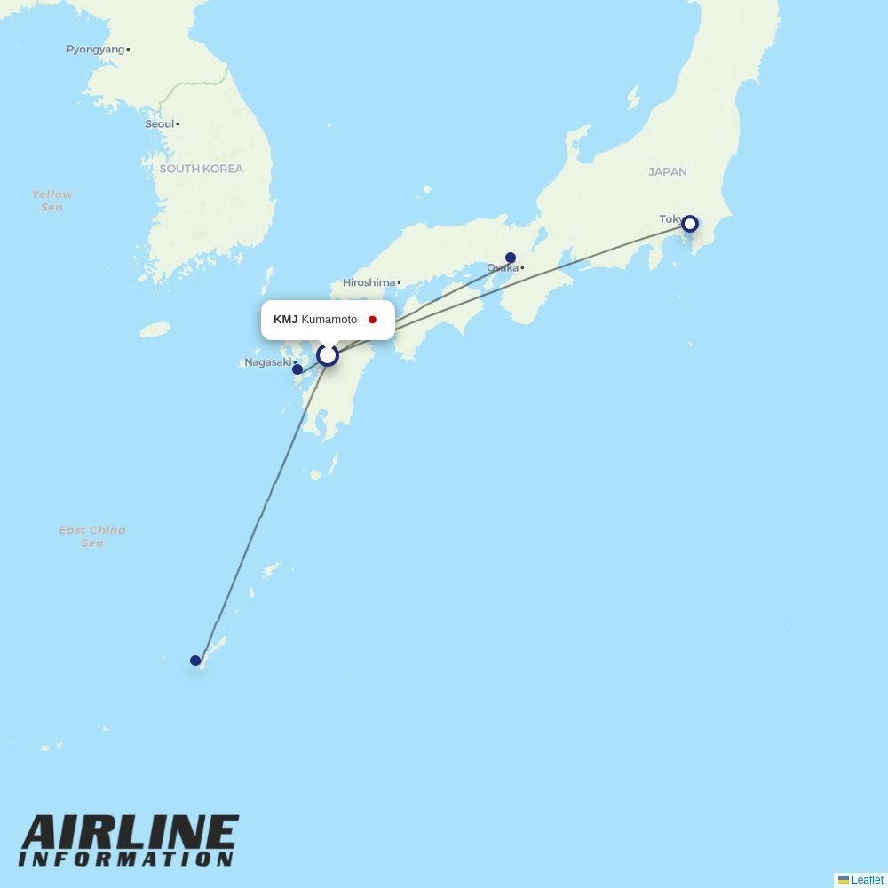 ANA routes from KMJ