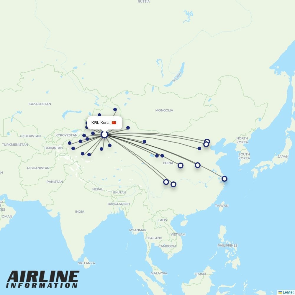 Gestair routes from KRL