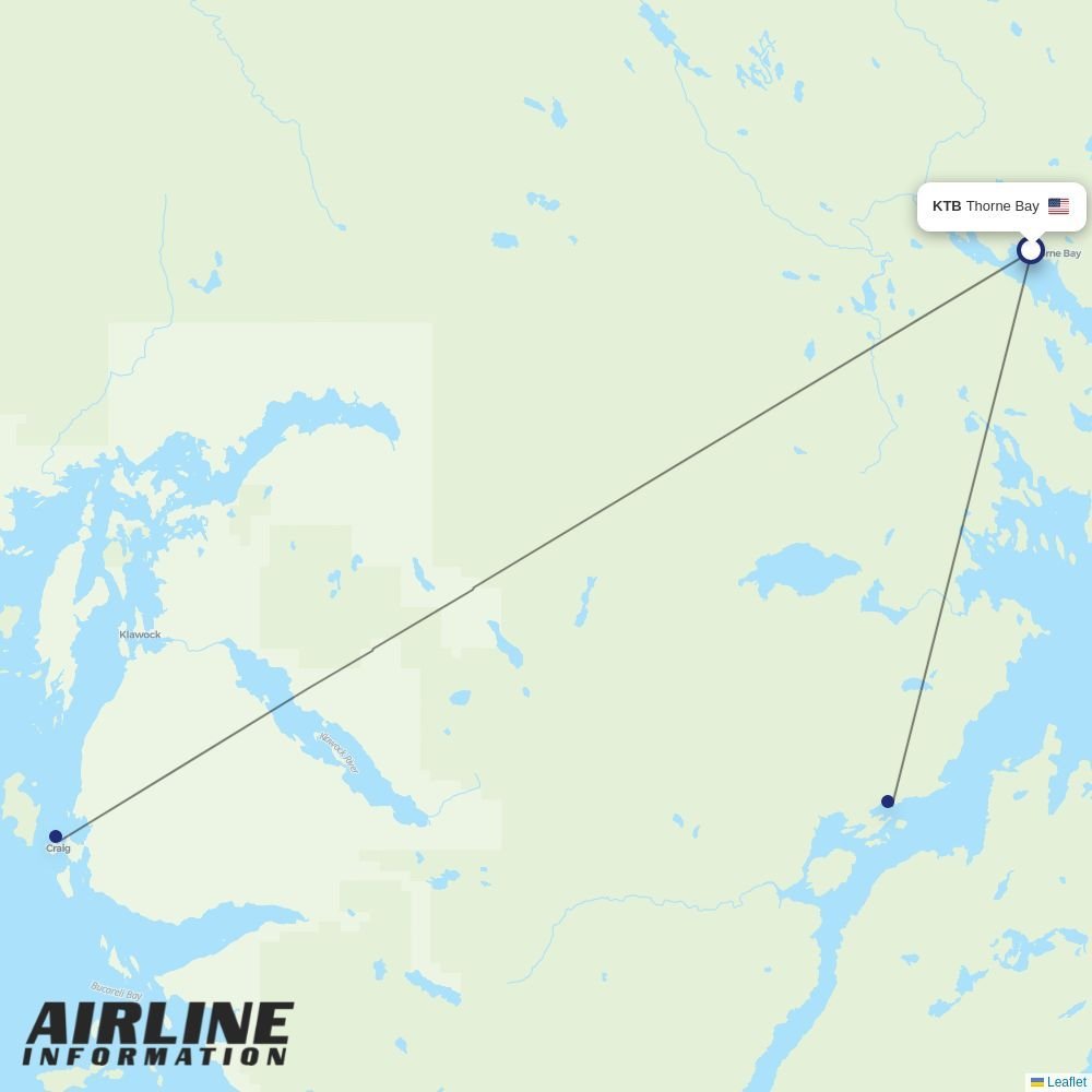Safe Air Company routes from KTB