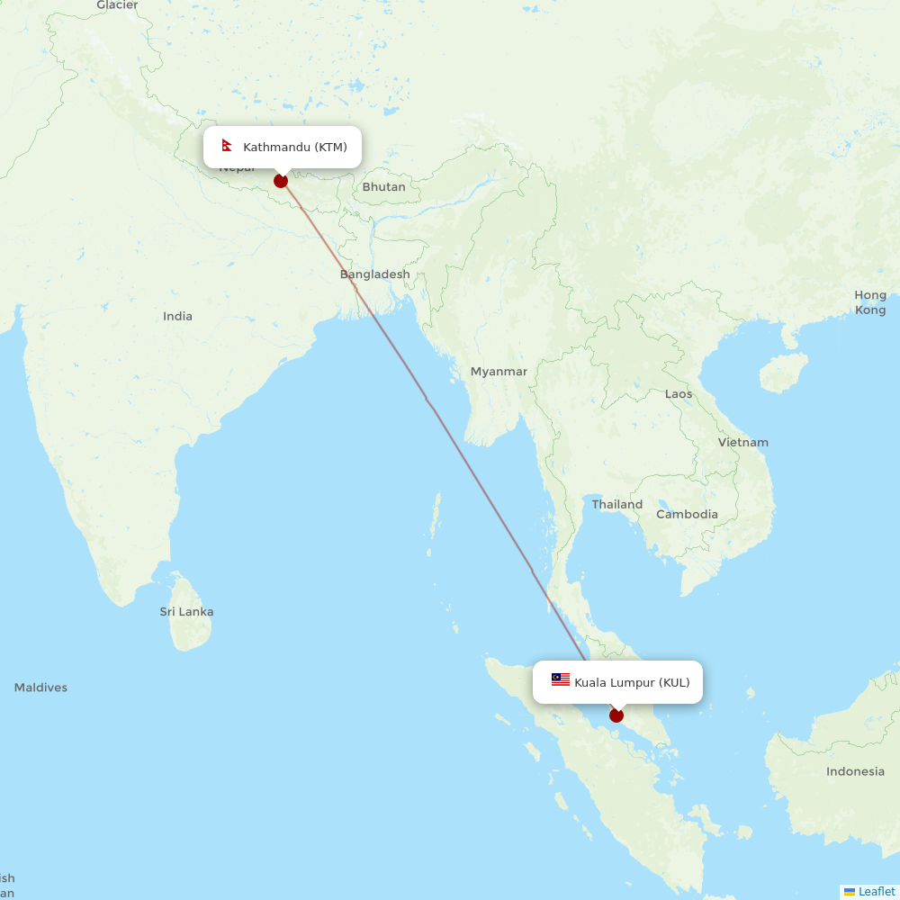 Batik Air Malaysia at KTM route map