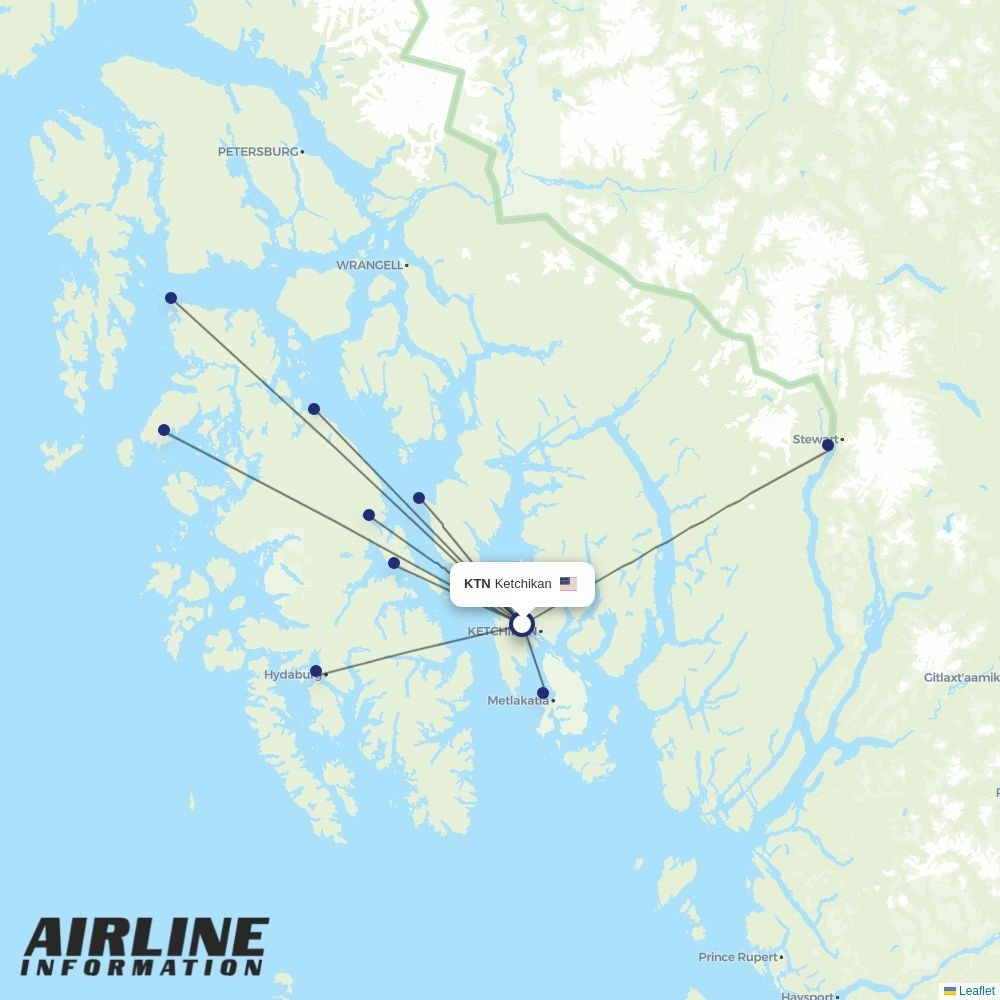 Safe Air Company routes from KTN