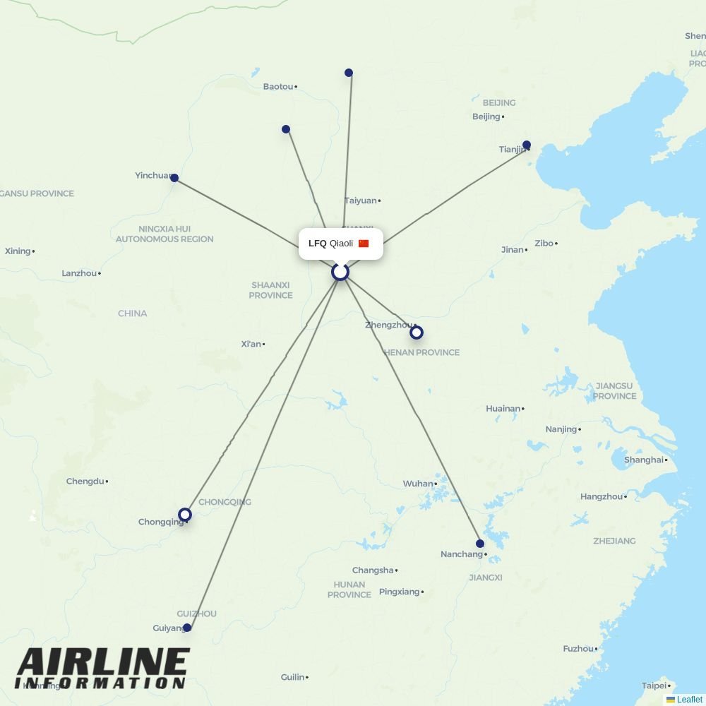 Gestair routes from LFQ