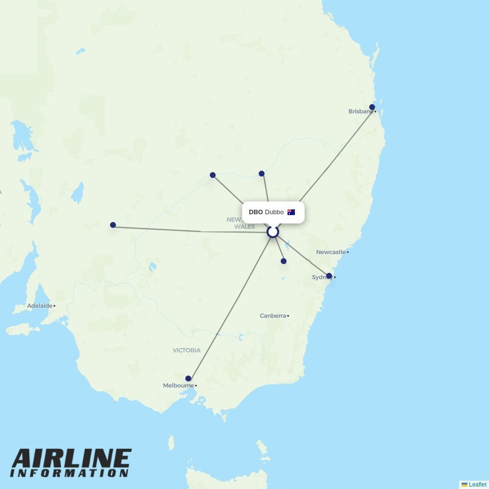 Air Link routes from LHG