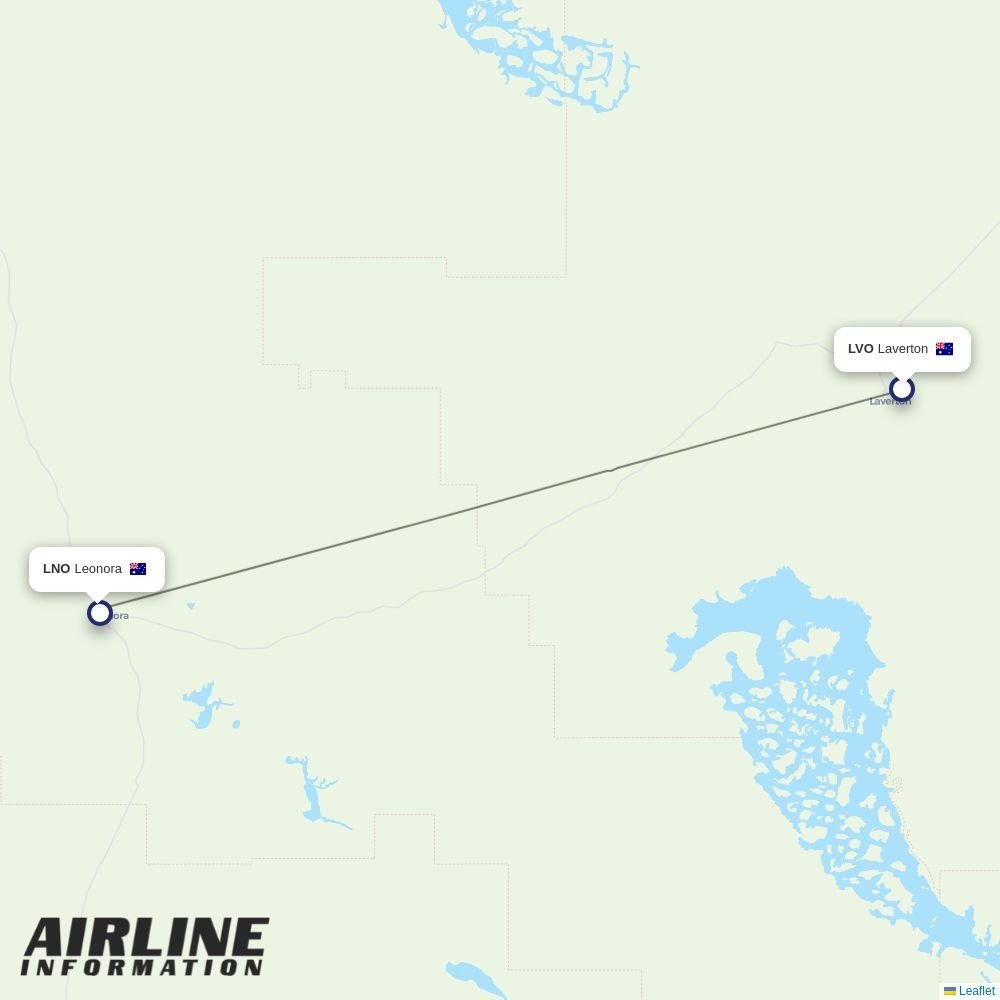Skippers routes from LVO