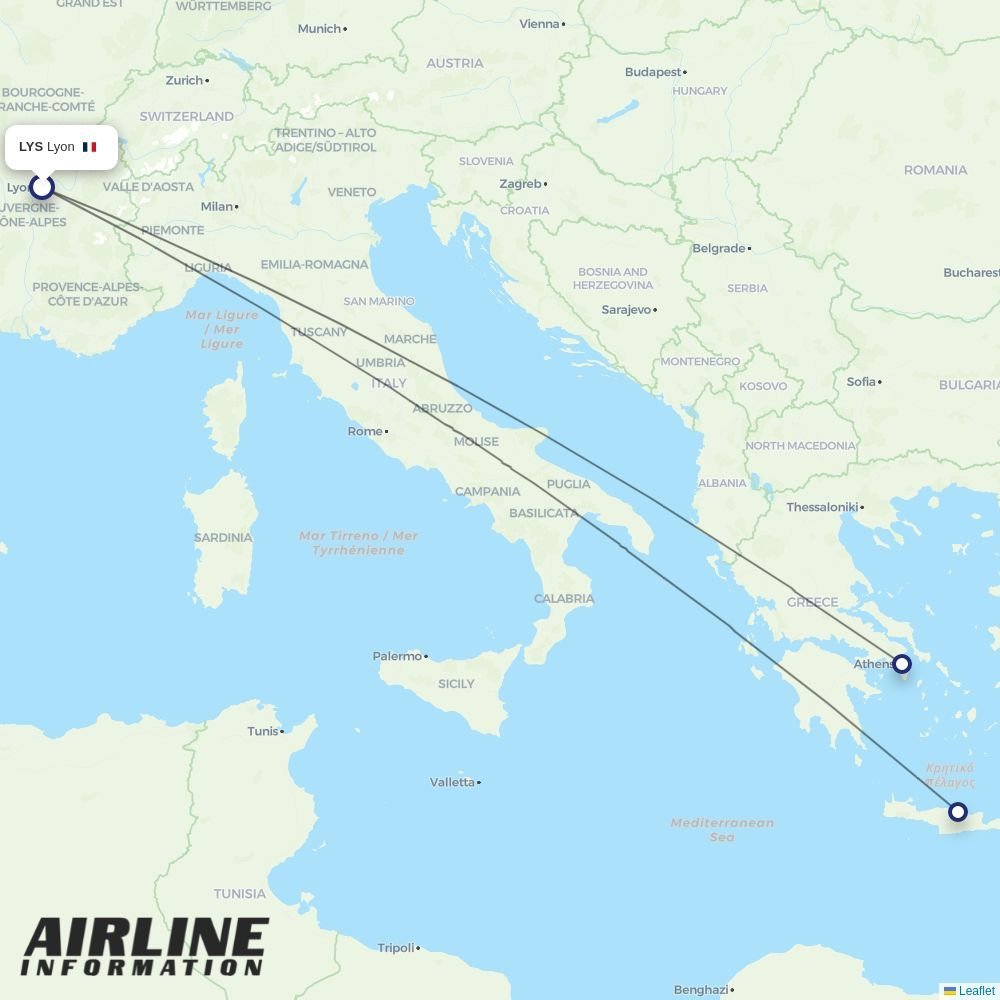 Sky Express routes from LYS