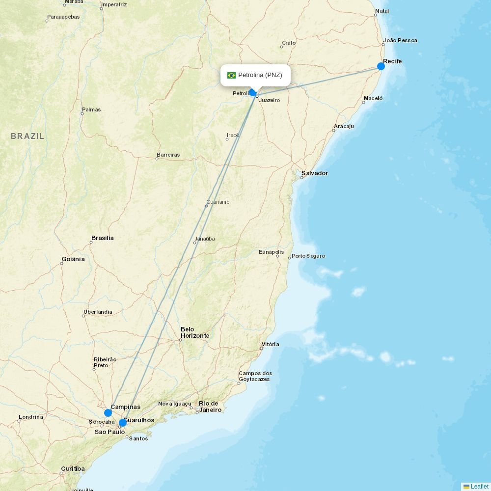 UNI Air routes from LZN