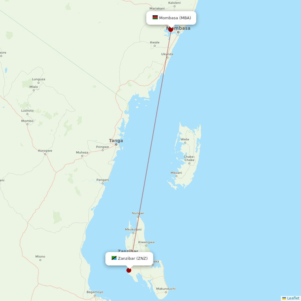 HOP!-REGIONAL at MBA route map