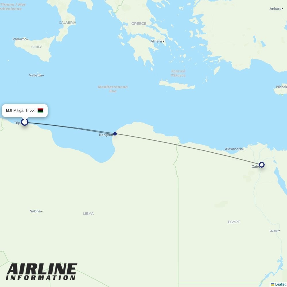 Berniq Airways routes from MJI