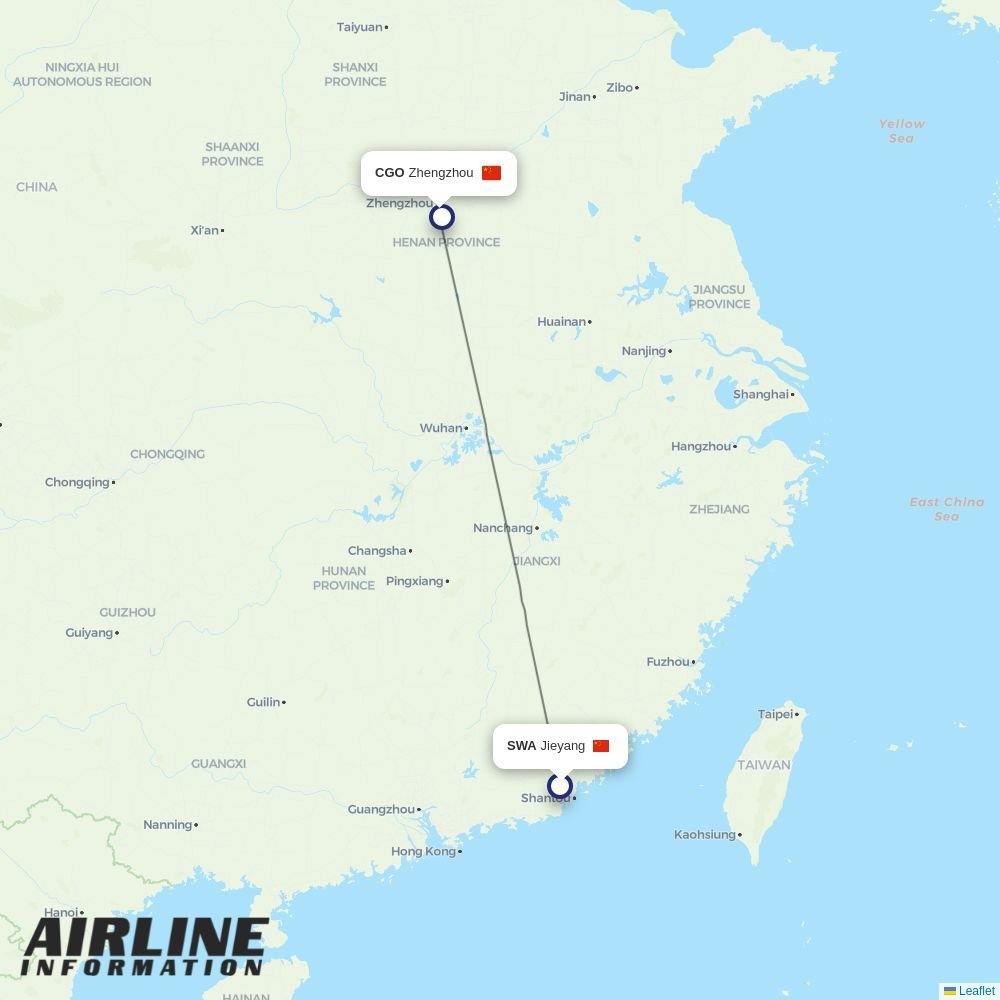 Libyan Wings routes from MJI