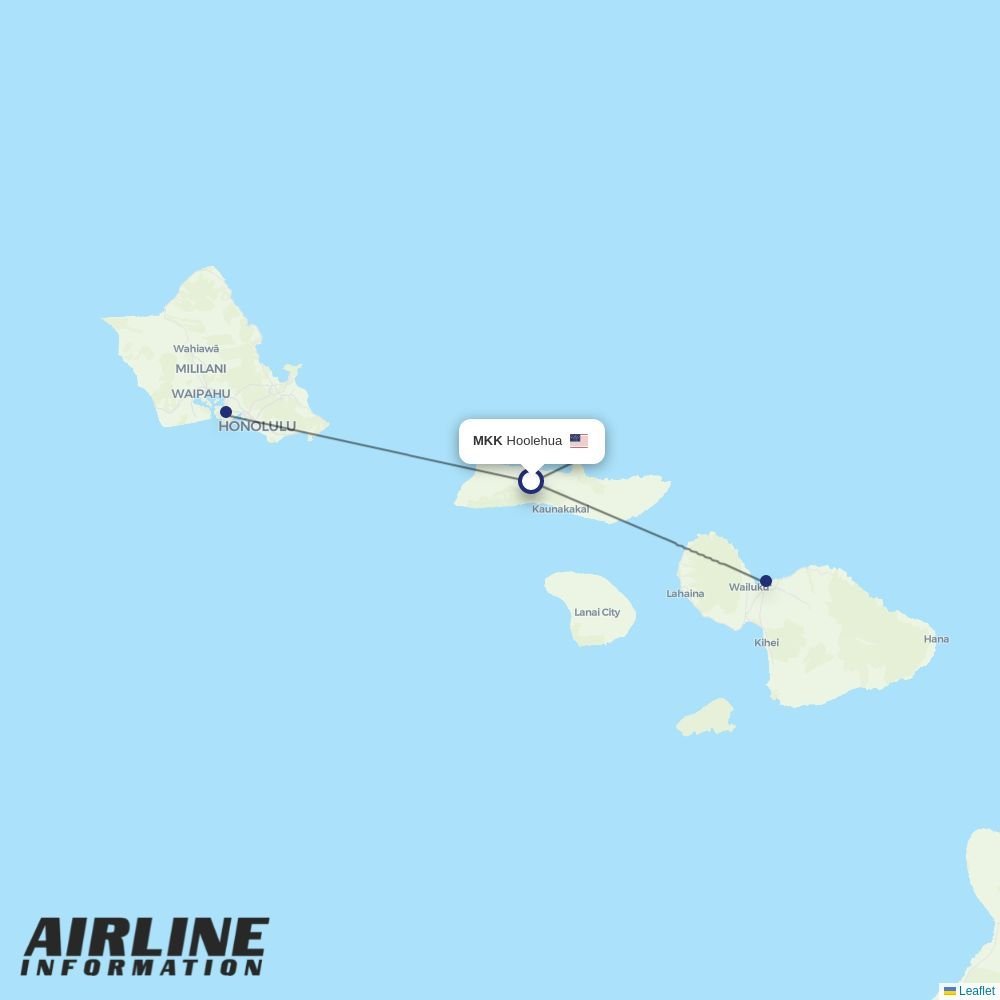 Southern routes from MKK