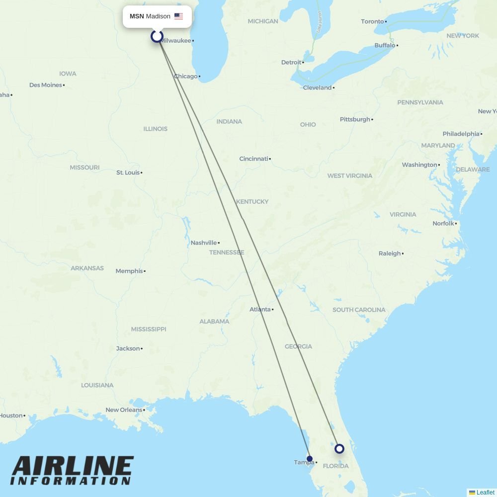 Breeze routes from MSN