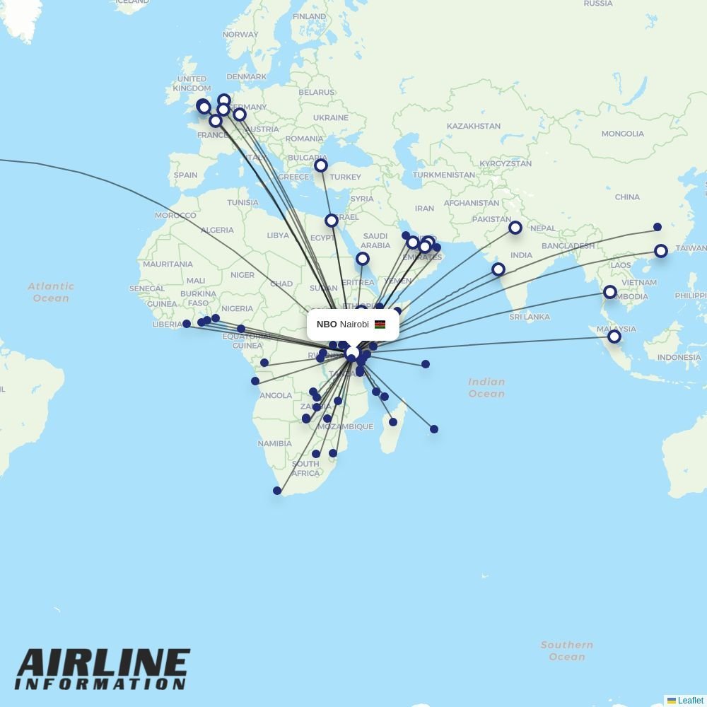  routes from NBO