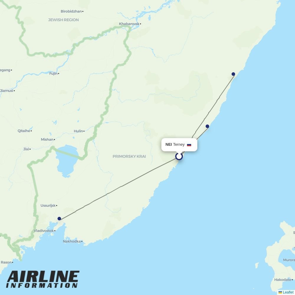 Aurora routes from NEI