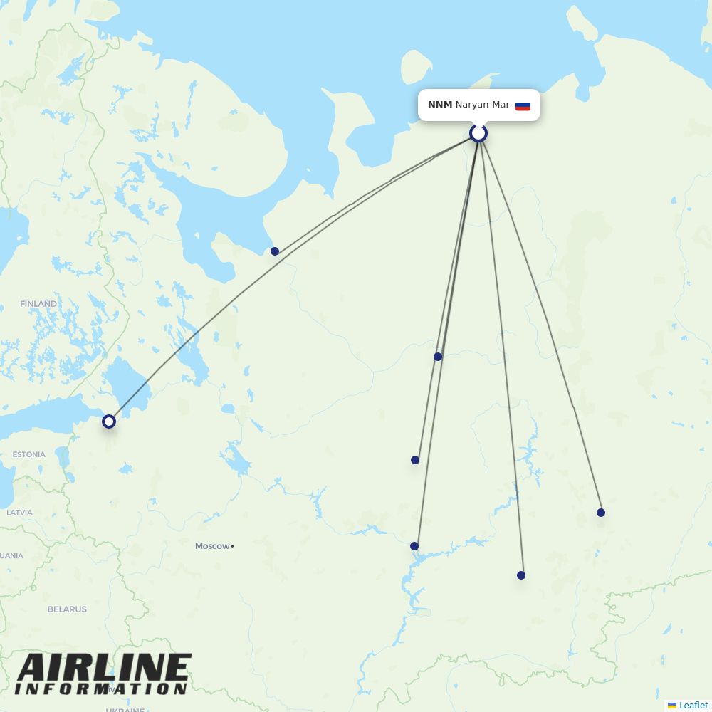 RusLine routes from NNM