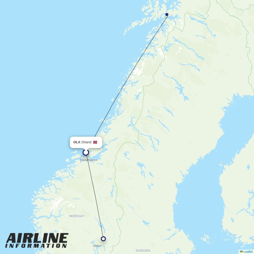DAT routes from OLA