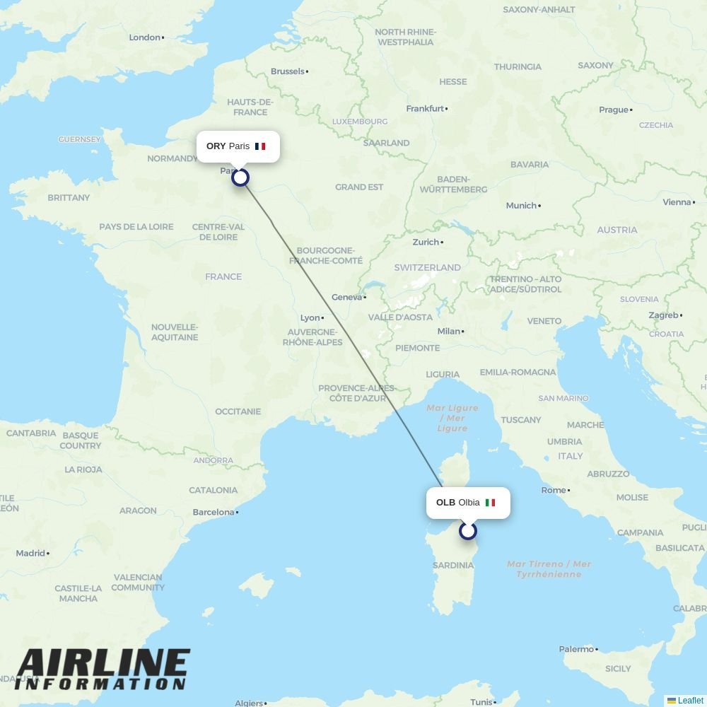 Eurowings routes from OLB