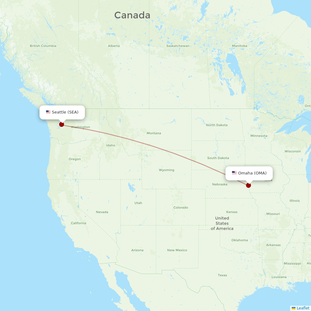 round trip flights omaha to seattle