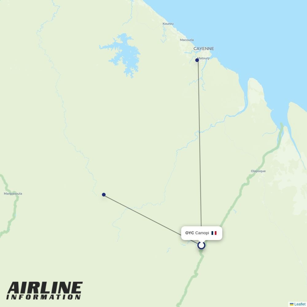 GoAir routes from OYC