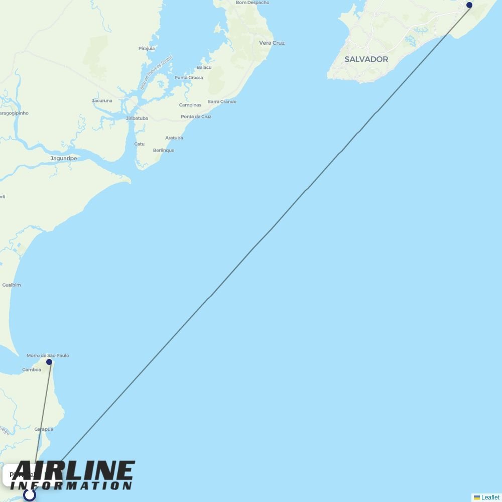 Enter Air routes from PBA
