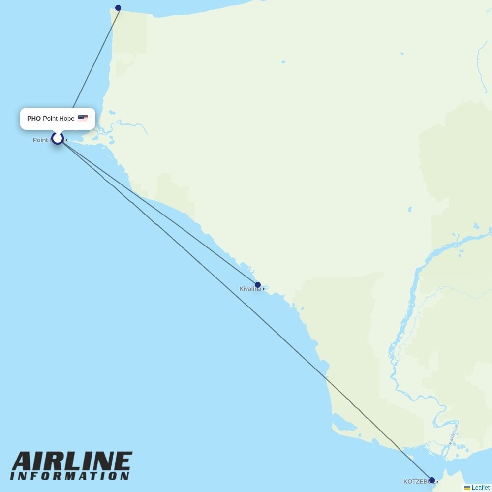 Easy Fly Express routes from PHO