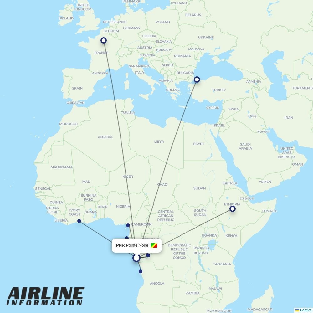 Turkish Airlines routes from PNR
