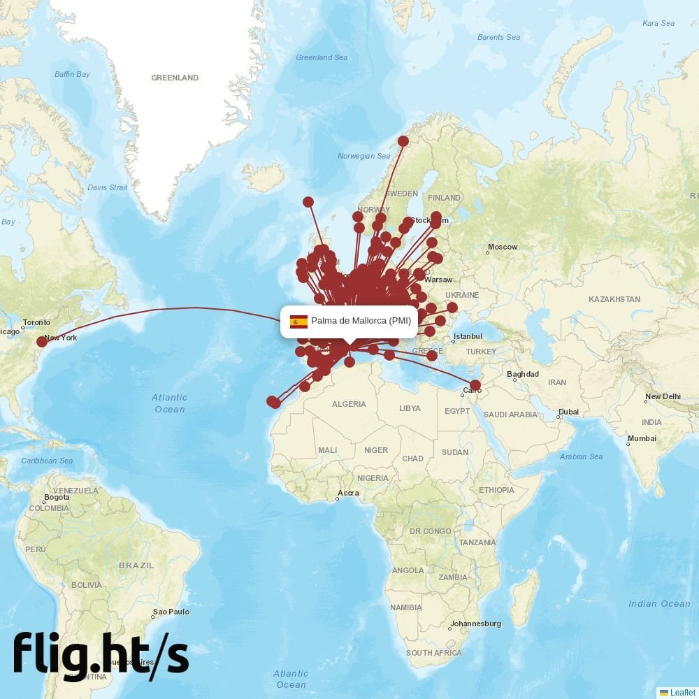 Frontier routes from PUJ