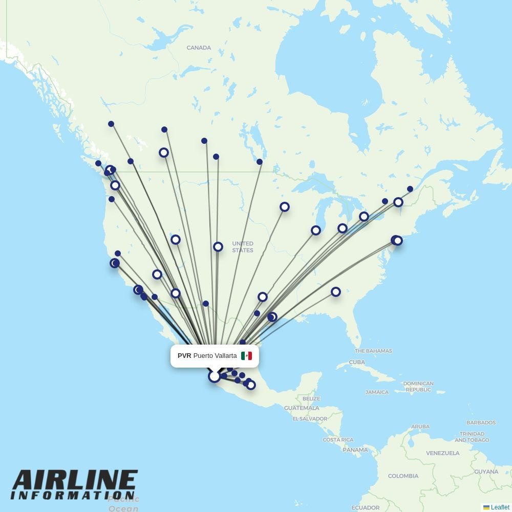 Viva routes from PVR