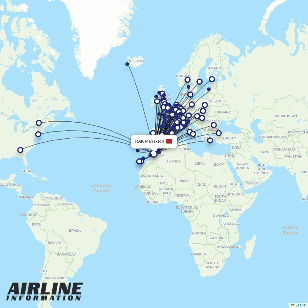 Volotea routes from RAK