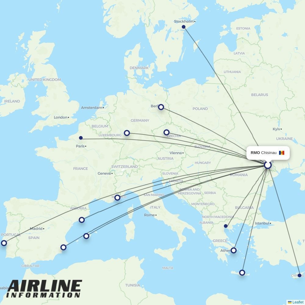 Karinou Airlines routes from RMO