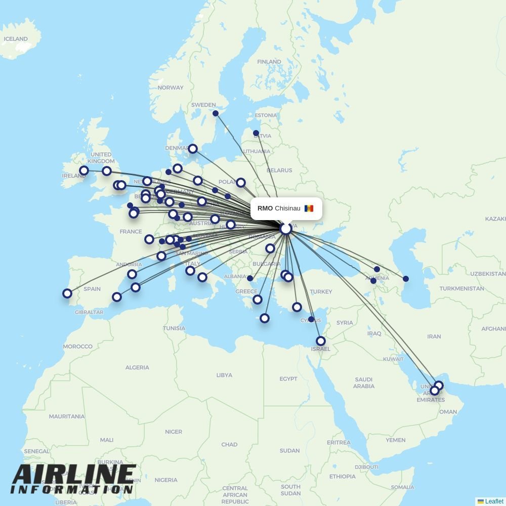 Wizz Air Malta routes from RMO
