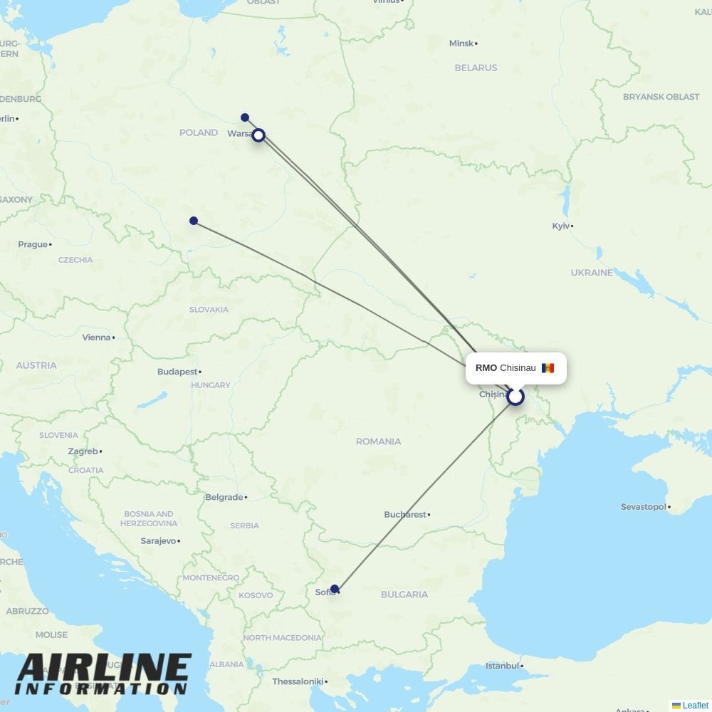 Wizz Air routes from RMO