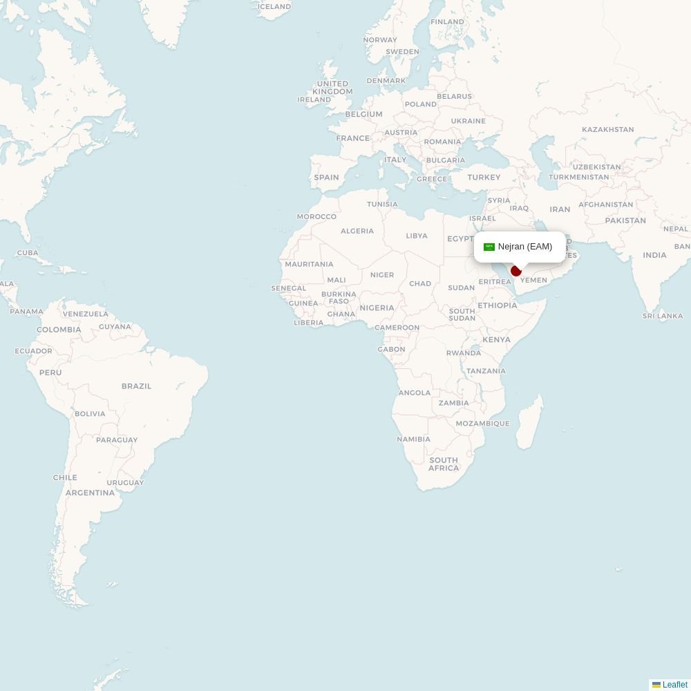 Qantas routes from ROK