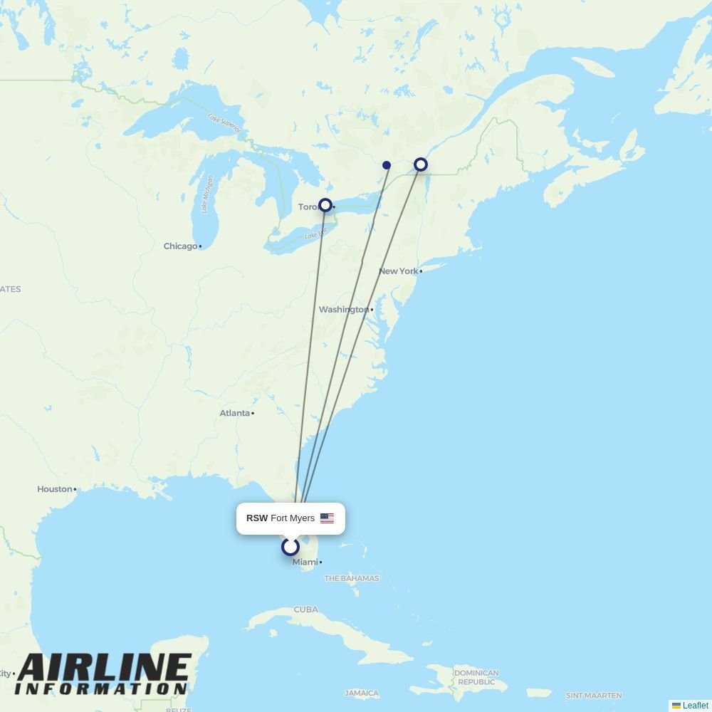 Porter routes from RSW